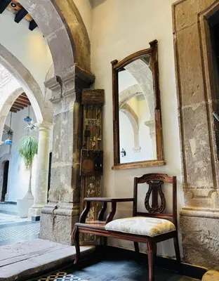 Un baño de Hotel Boutique Casona los Pavorreales