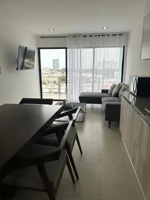 Una televisión o centro de entretenimiento en Departamento en Mazatlán