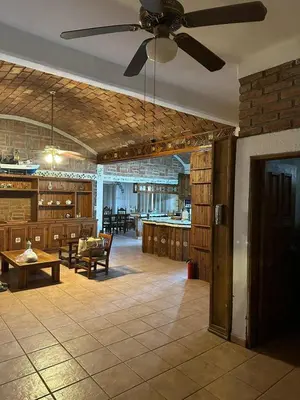 Un restaurante o sitio para comer en Casas Rio Mulege