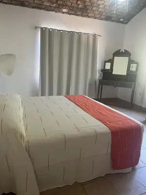 Cama o camas de una habitación en Casas Rio Mulege