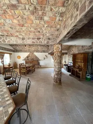 Zona de estar de Casas Rio Mulege