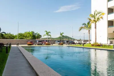 Piscina en o cerca de Charming apartment 3 minutes from the beach