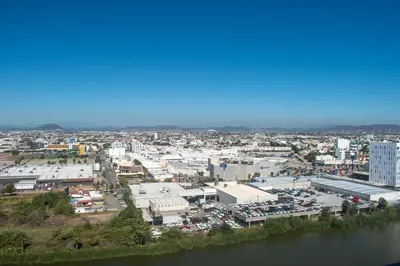 Vista general de Mazatlán o vista desde el apartamento