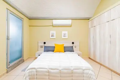 Cama o camas de una habitación en Bonito Depa en Corazon de Durango con Mini split