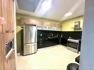 Una cocina o zona de cocina en Paraíso Gaviotas