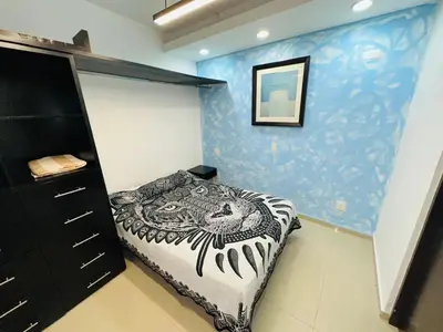 Cama o camas de una habitación en Paraíso Gaviotas