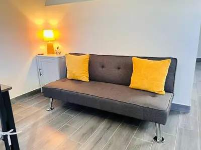 Zona de estar de Super Loft ubicadísimo cerca Visas Hospital