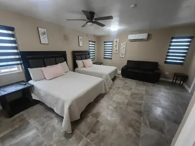 Cama o camas de una habitación en Casa Rosa