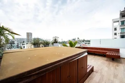Plano de Elegante depa en zona dorada