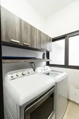 Una cocina o zona de cocina en Elegante depa en zona dorada