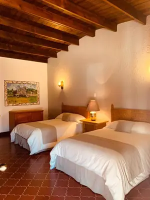 Cama o camas de una habitación en Parador del Alma