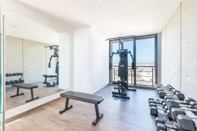 Gimnasio o instalaciones de fitness de Piso 18 en Malecon con Vista al Mar
