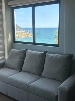 Zona de estar de Stunning Oceanview apartment in Mazatlan