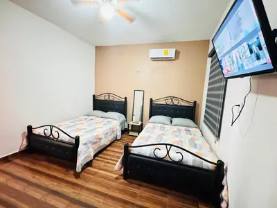 Plano de la casa de los abuelos a 150 metros del mar