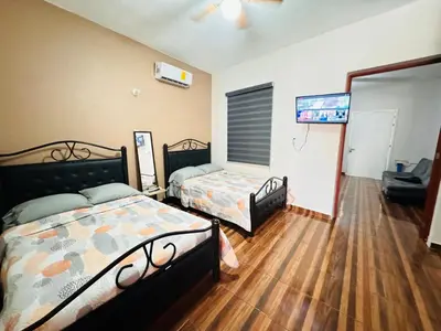 Plano de la casa de los abuelos a 150 metros del mar