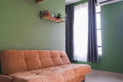 Zona de estar de Remodeled Cozy Central 3 blocks from the Malecon