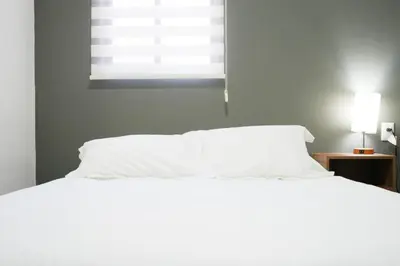 Cama o camas de una habitación en Ambiente Relajado Centrico 2REC 1BA Oficina