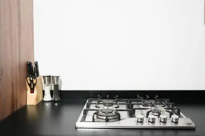 Una cocina o zona de cocina en Ambiente Relajado Centrico 2REC 1BA Oficina
