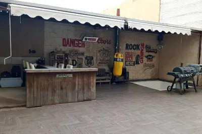 Plano de Dpto con jacuzzi y patio privado