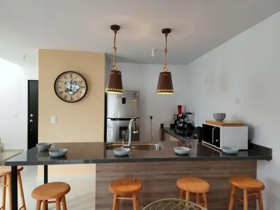 Una cocina o zona de cocina en Casa esmeralda grand