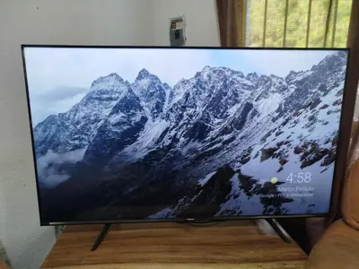 Una televisión o centro de entretenimiento en Casa Cedros