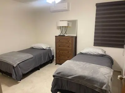 Cama o camas de una habitación en Casa en zona exlusiva al norte de la ciudad