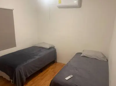 Cama o camas de una habitación en Bonita casa espaciosa en Residencial Montecarlo