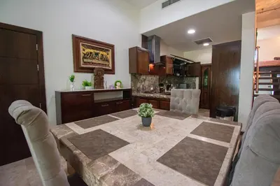 Zona de estar de Condominio en la marina Pacifika