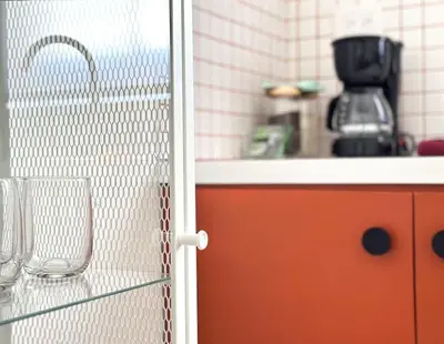 Una cocina o zona de cocina en Casa 2 Recámaras con acceso controlado