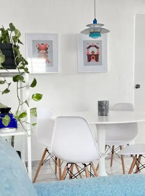 Plano de Casa 2 Recámaras con acceso controlado