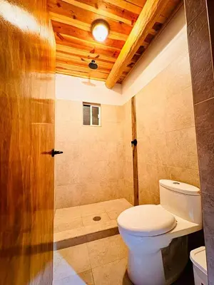 Un baño de Cabañas Villa Escondida