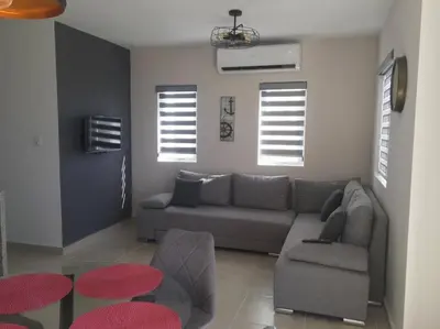 Plano de Moderno Condominio alberca a 800 metros de playa