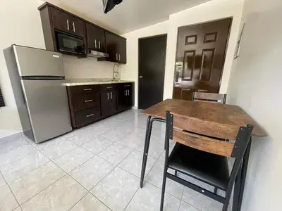 Una cocina o zona de cocina en Estudios OM