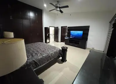 Una televisión o centro de entretenimiento en Casa vacacional