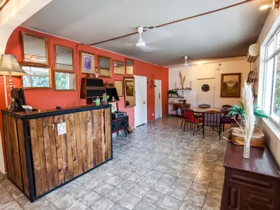 Una cocina o zona de cocina en Hotel Casa los Abuelos