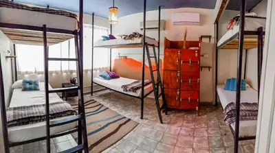 Cama o camas de una habitación en Hotel Casa los Abuelos