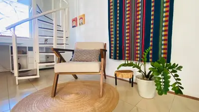 Zona de estar de Casa Palencia Hotel and Breakfast