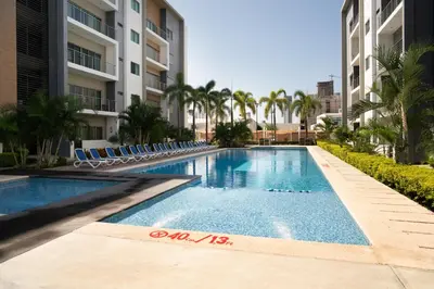 Piscina en o cerca de Departamento Con Alberca