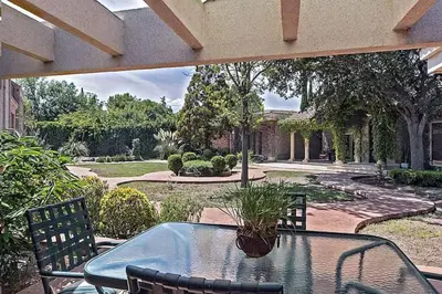 Jardín al aire libre en Villa Toscana