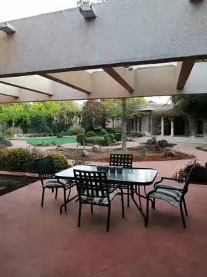 Jardín al aire libre en Villa Toscana