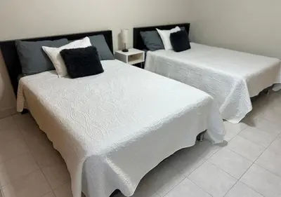 Cama o camas de una habitación en Casa completa, Hosp Angeles, Tec Mty y Facturamos
