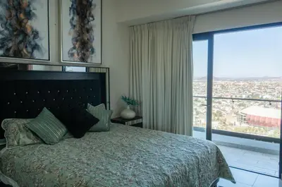 Cama o camas de una habitación en Sky & Sea View