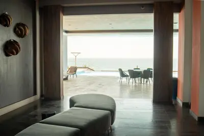 Zona de estar de Sky & Sea View