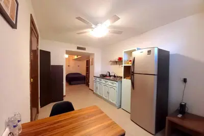 Una cocina o zona de cocina en Excelente Ubicación Centro Histórico Planta Baja Equipado