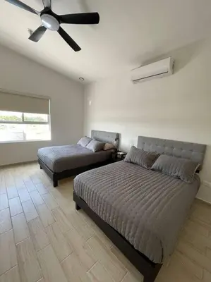 Cama o camas de una habitación en Casa libélula