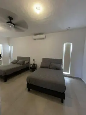 Cama o camas de una habitación en Casa libélula