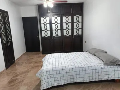 Cama o camas de una habitación en Casa mangos