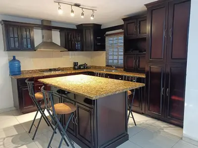 Una cocina o zona de cocina en Casa mangos