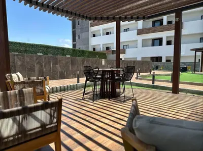 Un balcón o terraza de Cómodo departamento en Mazatlán