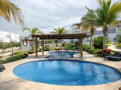 Piscina en o cerca de Casa con alberca privada en Almarena
